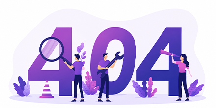 404 Page Not Found Illustration